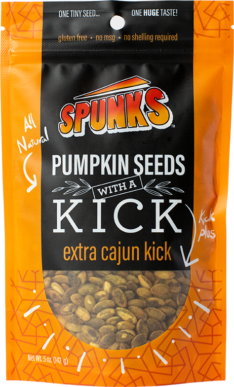 Spunks Pumpkin Seeds Extra Cajun Kick
